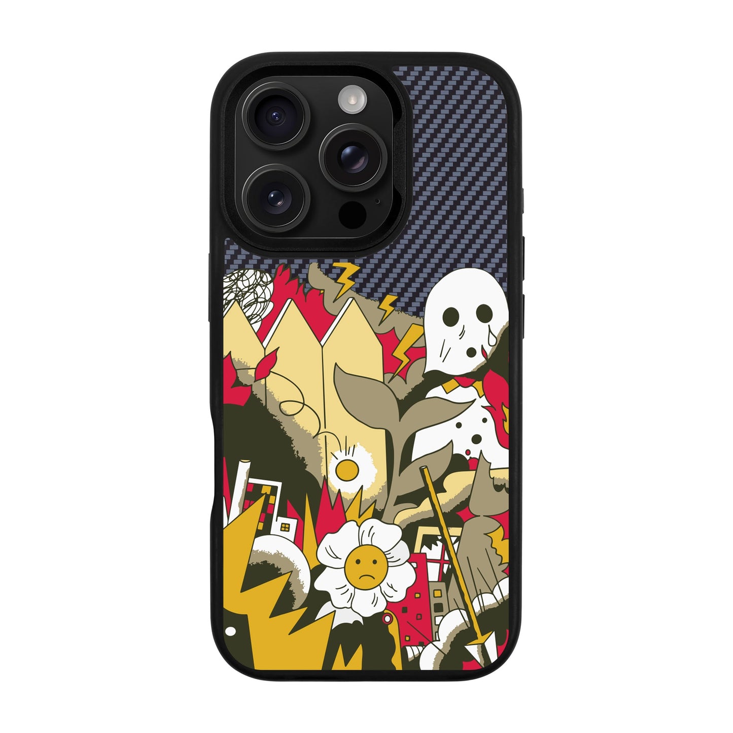 EVERYTHING IS BURNING-Plaid Kılıf MagSafe Özellikli - iPhone 16 Pro