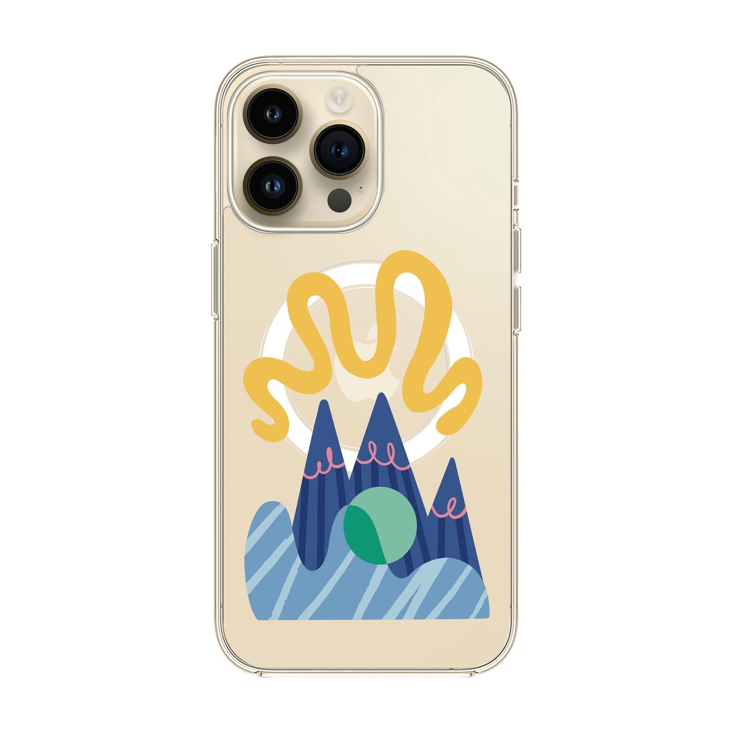 MOUNTAIN-iPhone 15 Pro Max Solid Kılıf MagSafe Özellikli