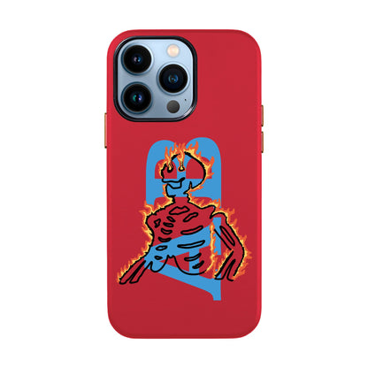 HOT HUMAN KİŞİSELLEŞTİRİLMİŞ-iPhone 13 Pro Leather Kılıf