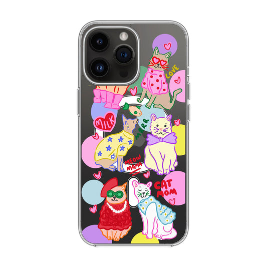 CAT MOM-iPhone 14 Pro Max Solid Kılıf MagSafe Özellikli