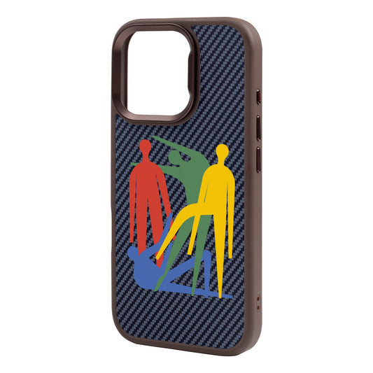 MANBOS-iPhone 16 Pro Max Plaid Kılıf MagSafe Özellikli