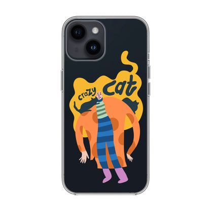 CRAZY CAT-iPhone 14 Solid Kılıf
