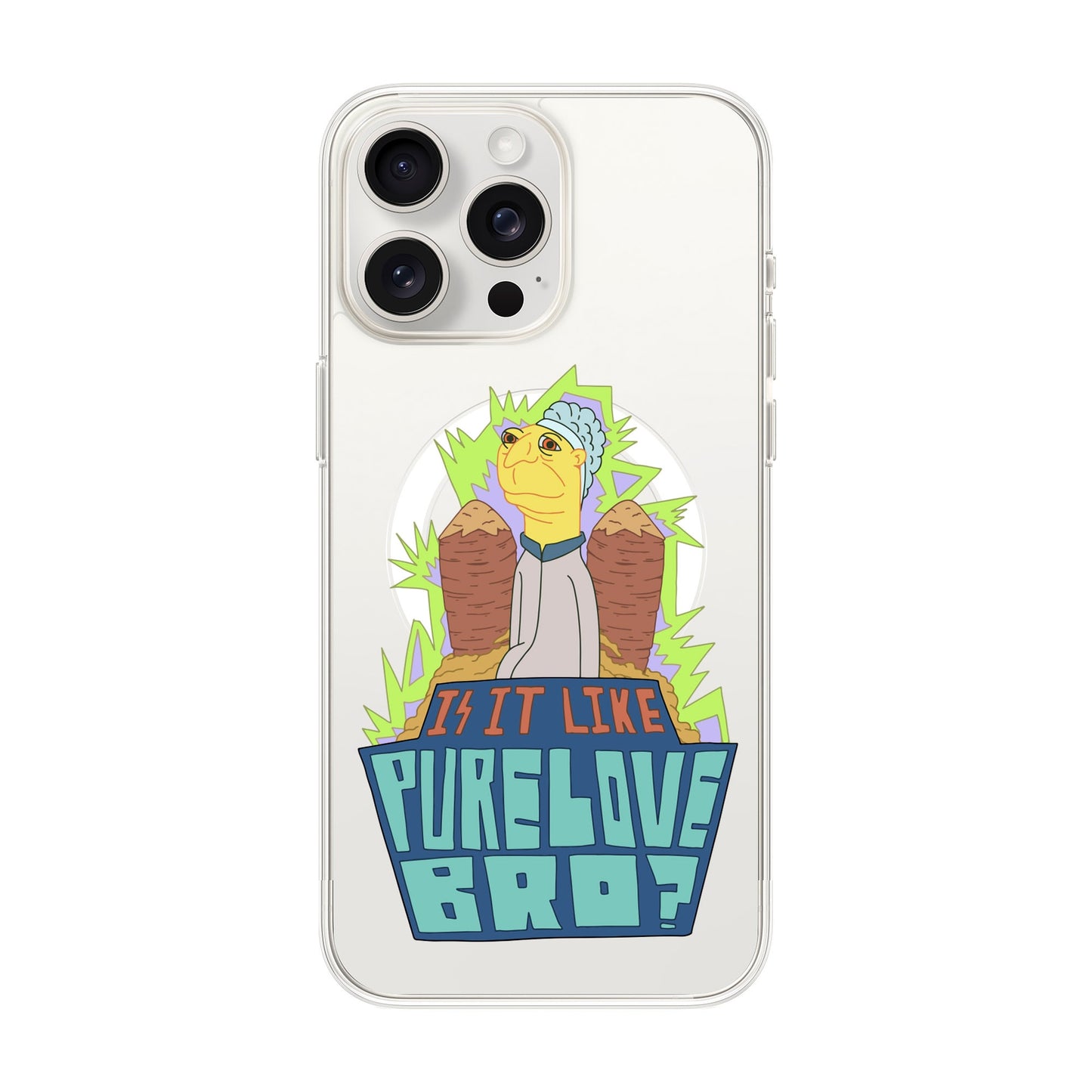PURE LOVE-iPhone 15 Pro Max Solid Kılıf