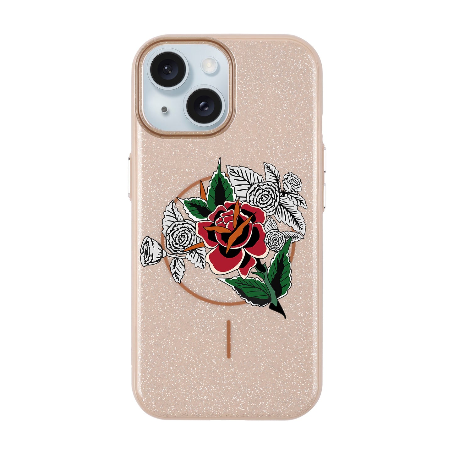 DRY ROSE-Radiant Kılıf MagSafe Özellikli - iPhone 15