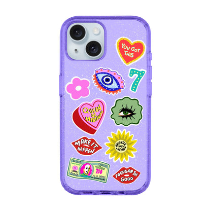 HM STICKERS-iPhone 15 Plus Shiny Kılıf MagSafe Özellikli