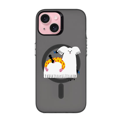 FANCY DOG-iPhone 15 Hold Kılıf MagSafe Özellikli