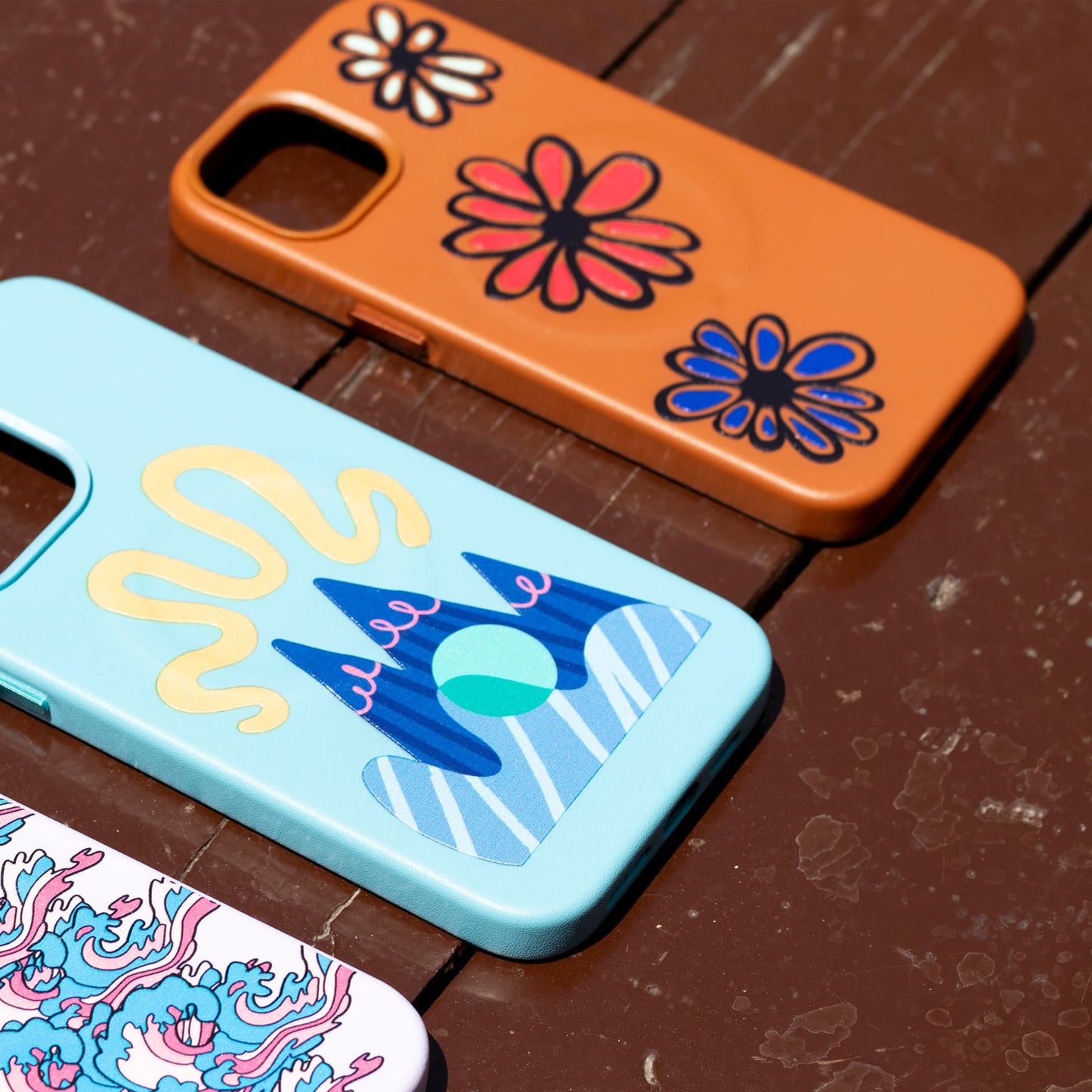 FLORIST-Leather Kılıf MagSafe Özellikli - iPhone 13