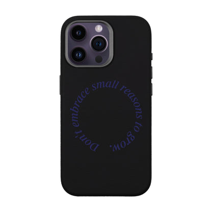GROW-iPhone 14 Pro Max Leather Premium Kılıf MagSafe Özellikli