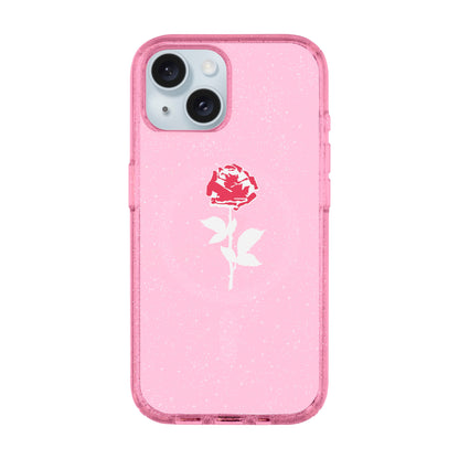 NATUREL ROSE-iPhone 14 Plus Shiny Kılıf MagSafe Özellikli