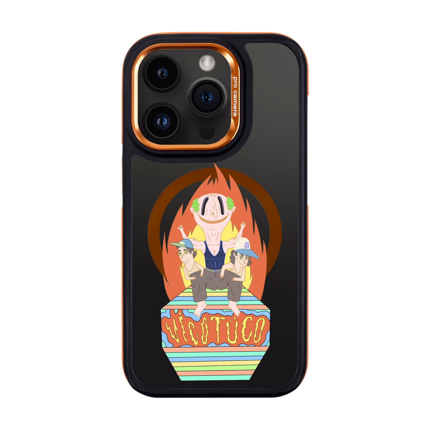 VİCOTÜCO ADAM-Dark Kılıf MagSafe Özellikli - iPhone 14 Pro