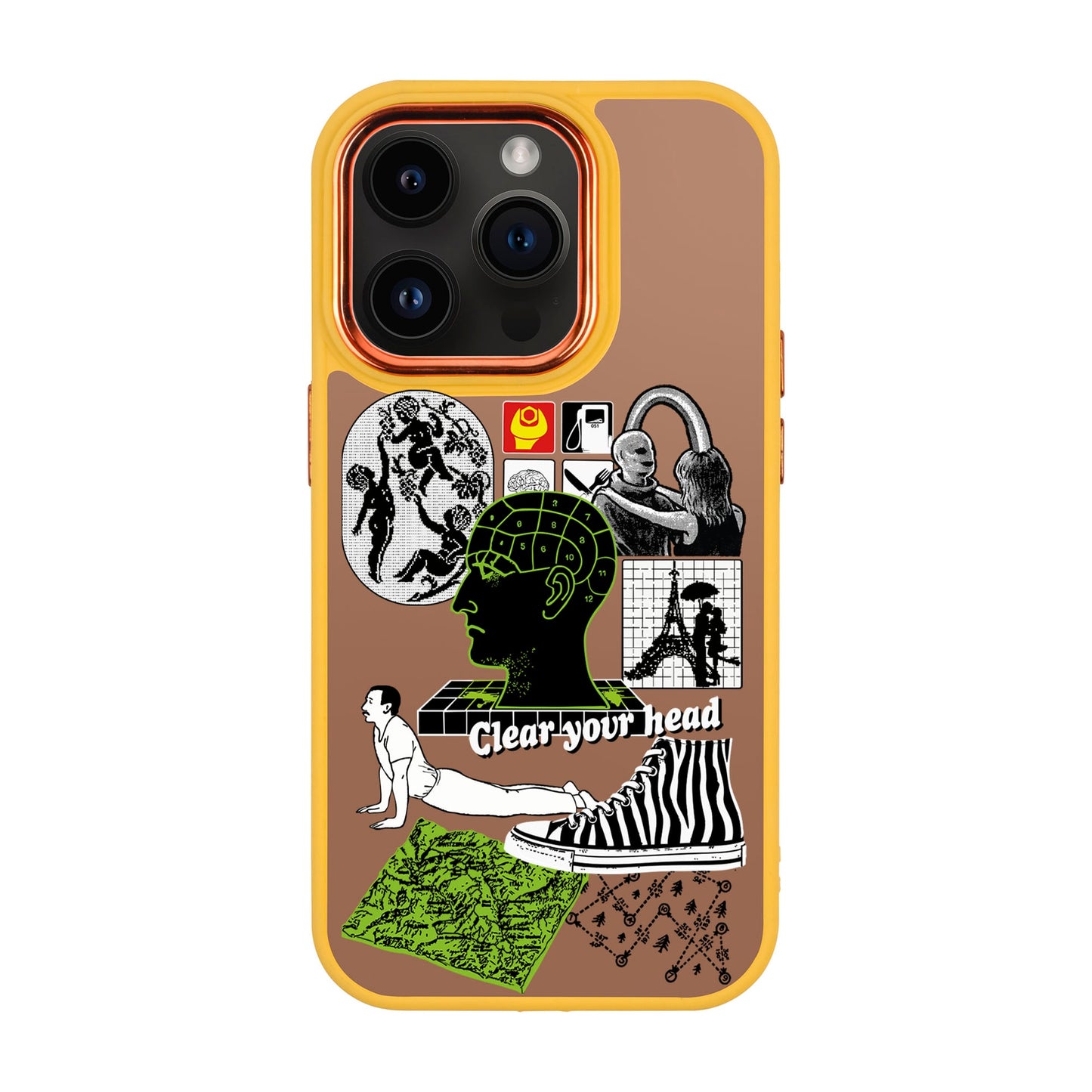 CLEAR YOUR HEAD-iPhone 14 Pro Proof Kılıf