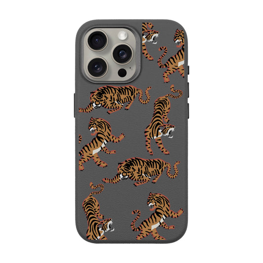 TIGER-iPhone 15 Pro Max Leather Premium Kılıf MagSafe Özellikli