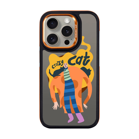 CRAZY CAT-iPhone 15 Pro Dark Kılıf MagSafe Özellikli