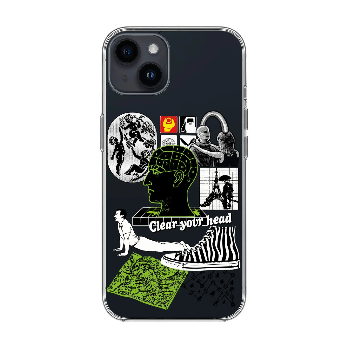 CLEAR YOUR HEAD-iPhone 14 Plus Solid Kılıf