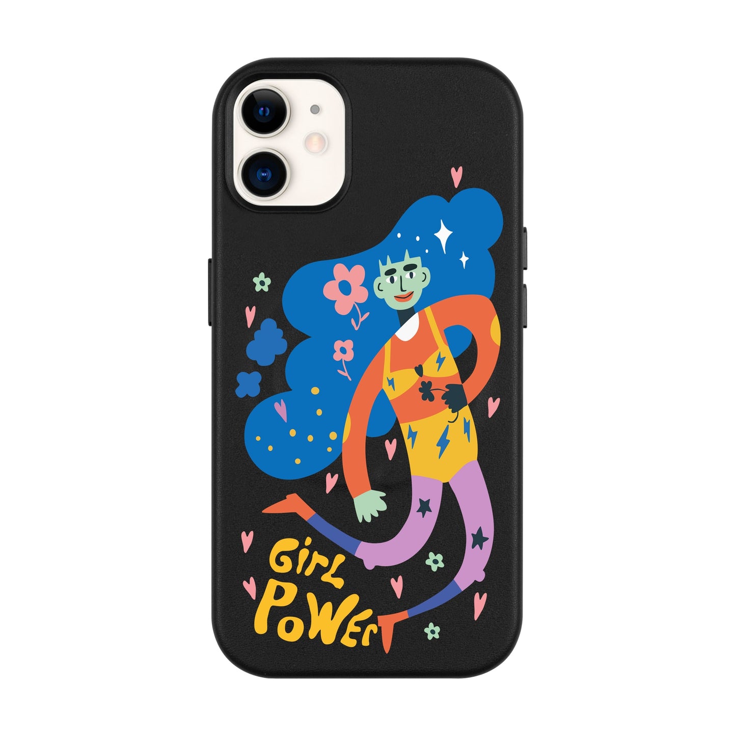 GIRL POWER-Leather Kılıf MagSafe Özellikli - iPhone 11