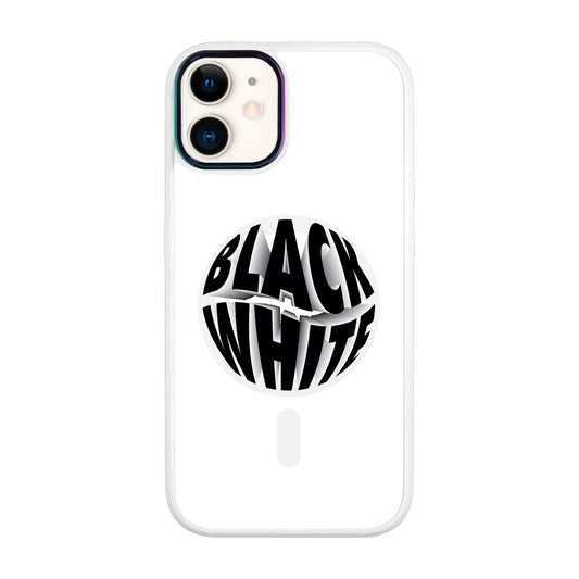 BLACK WHITE-Vigor Kılıf MagSafe Özellikli - iPhone 11