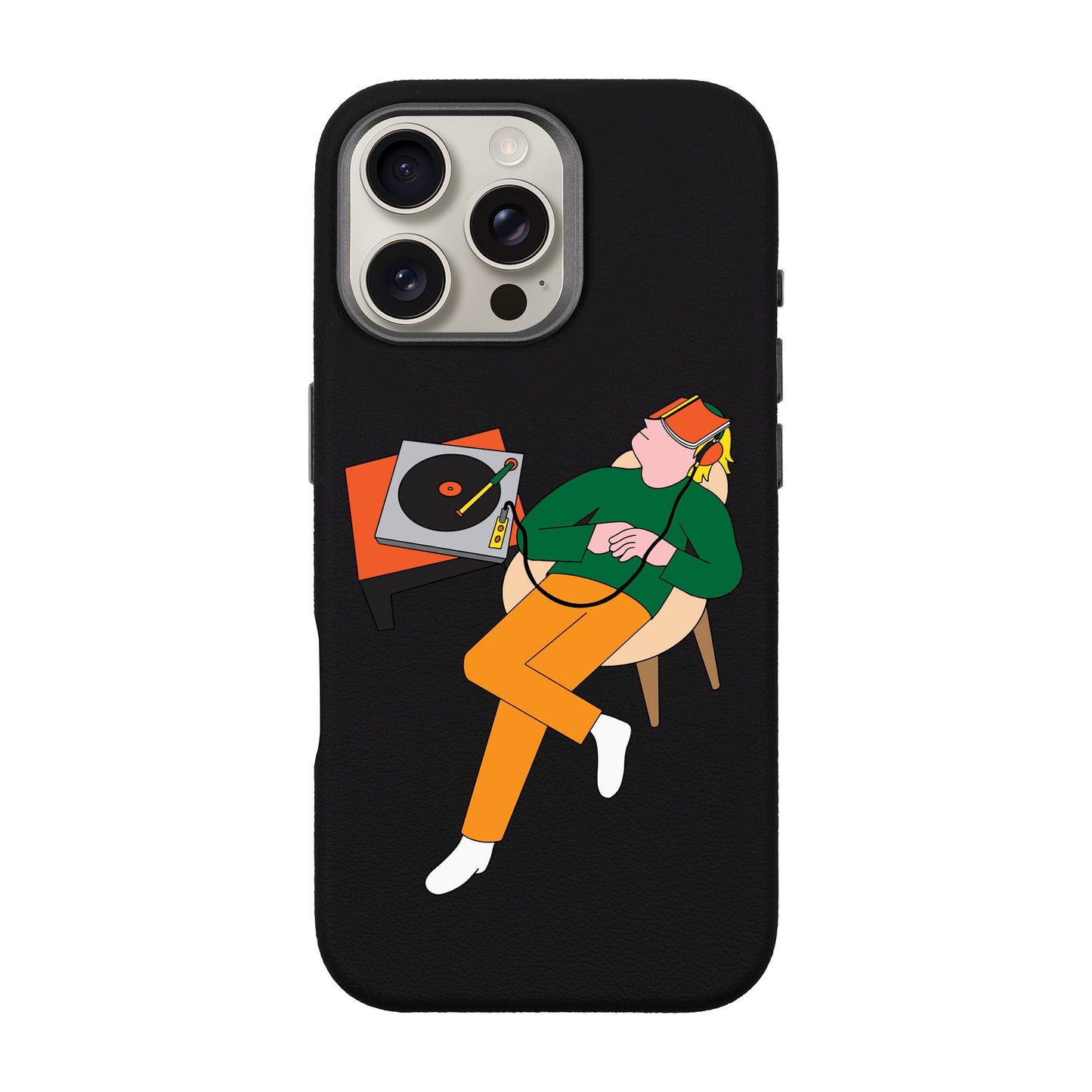 LAZY SUNDAY AFTERNOON-iPhone 16 Pro Max Leather Premium Kılıf MagSafe Özellikli