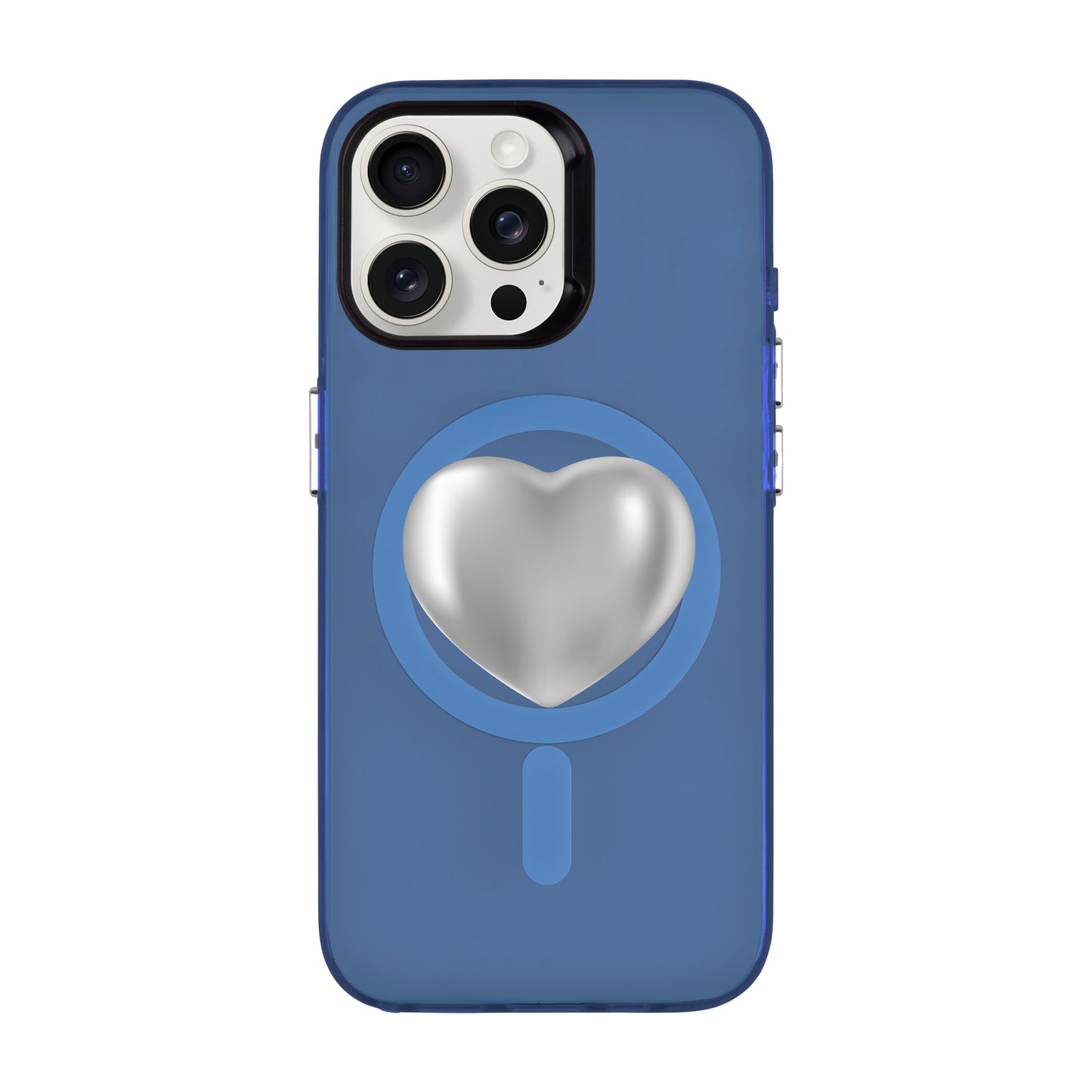 SILVER HEART-iPhone 15 Pro Max Hold Kılıf MagSafe Özellikli