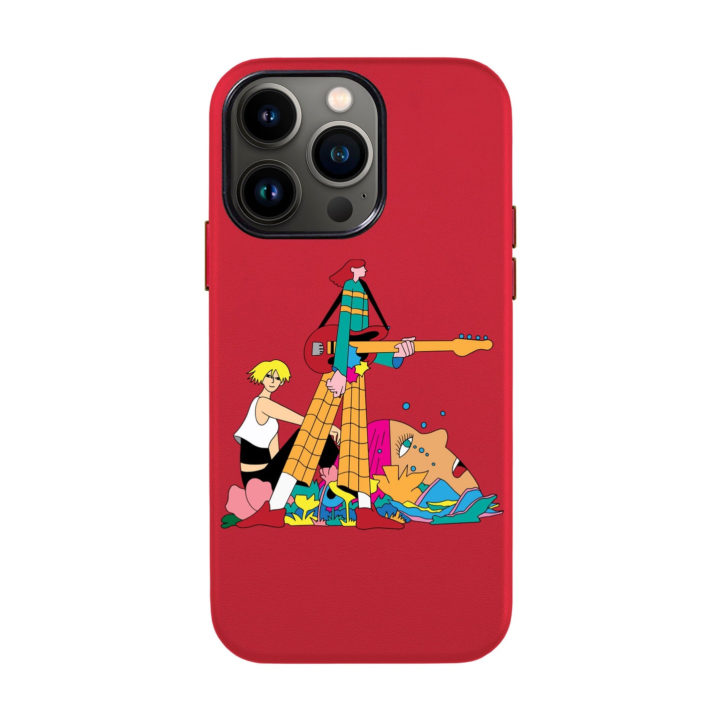 HER BAND-iPhone 13 Pro Leather Kılıf