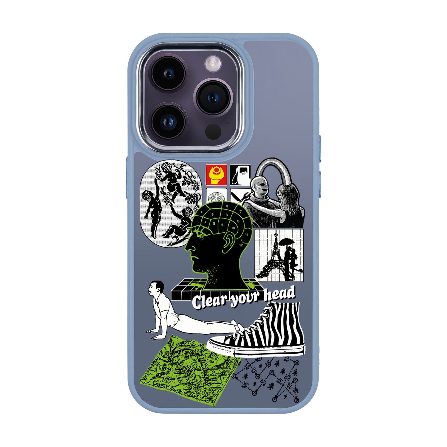CLEAR YOUR HEAD-iPhone 14 Pro Proof Kılıf