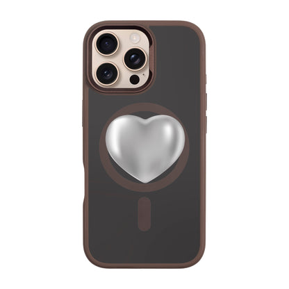 SILVER HEART-iPhone 16 Pro Max Rise Kılıf MagSafe Özellikli