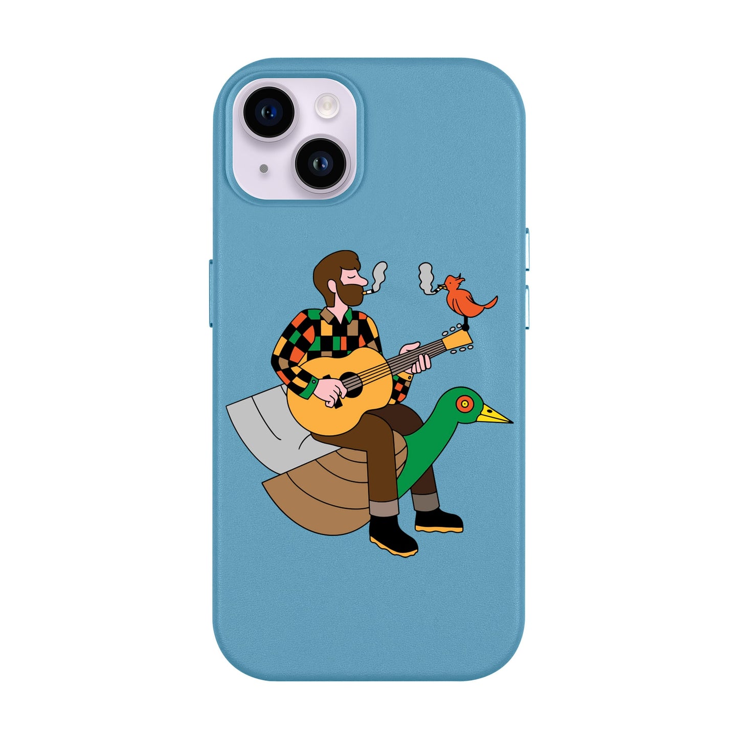 BIRDS OF A FEATHER-iPhone 14 Plus Leather Kılıf MagSafe Özellikli
