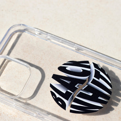 BLACK WHITE-iPhone 14 Pro Max Solid Kılıf