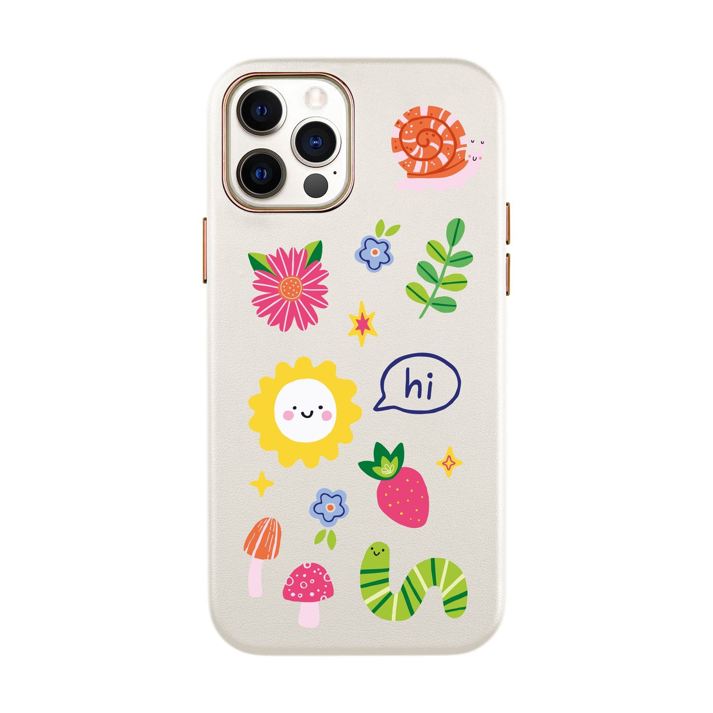 HELLO NATURE-iPhone X / Xs Leather Kılıf