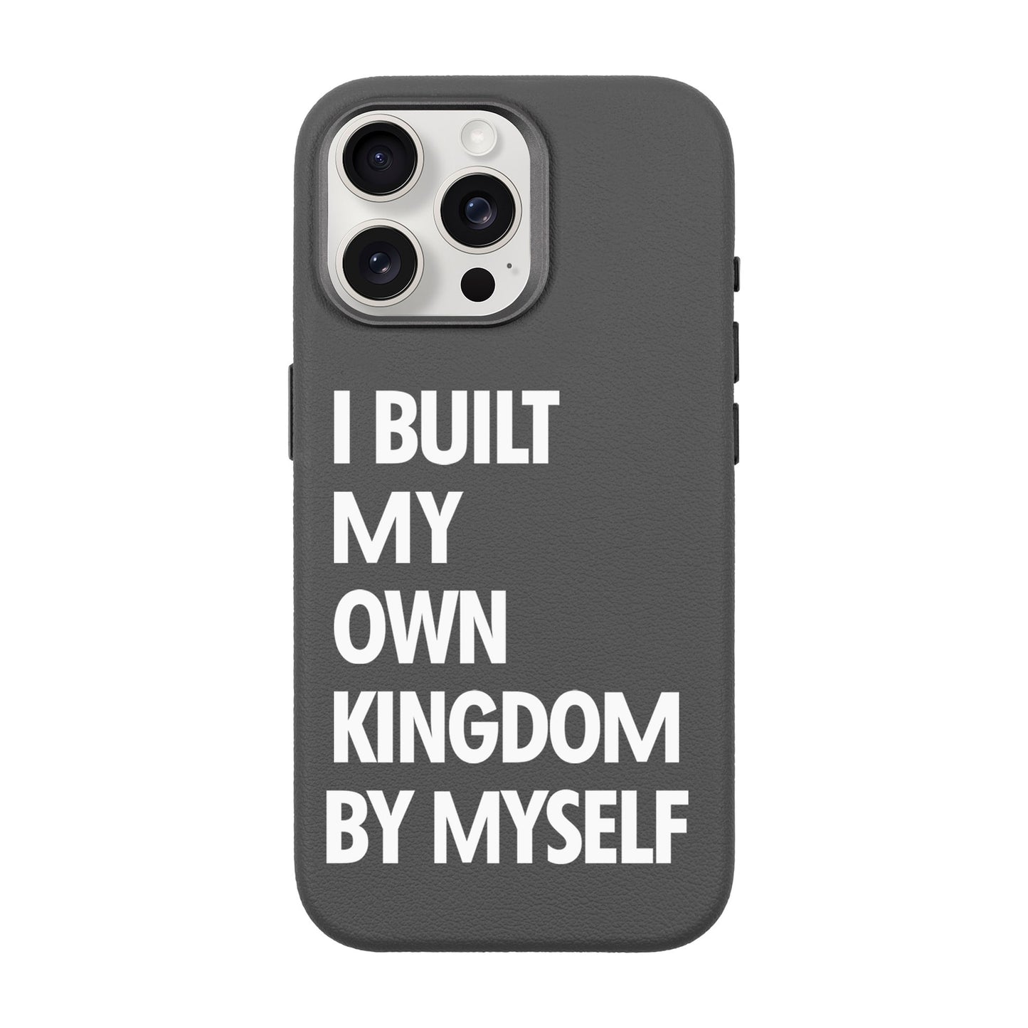 KINGDOM-iPhone 15 Pro Max Leather Premium Kılıf MagSafe Özellikli