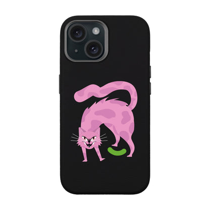 GRUMBLEPAWS-iPhone 15 Leather Premium Kılıf MagSafe Özellikli