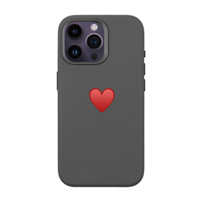 SPREAD HEART-iPhone 14 Pro Max Leather Premium Kılıf MagSafe Özellikli