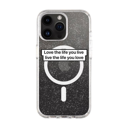 LOVE THE LIFE-iPhone 14 Pro Max Shiny Kılıf MagSafe Özellikli