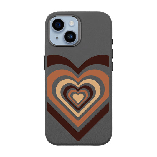HEART-iPhone 14 Leather Premium Kılıf MagSafe Özellikli