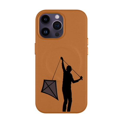 KITE-iPhone 14 Pro Max Leather Kılıf MagSafe Özellikli