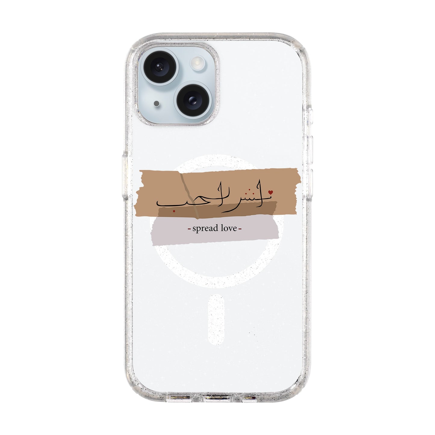 SPREAD LOVE-iPhone 15 Plus Shiny Kılıf MagSafe Özellikli