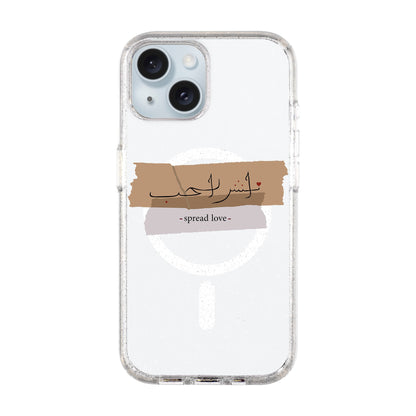 SPREAD LOVE-iPhone 15 Plus Shiny Kılıf MagSafe Özellikli