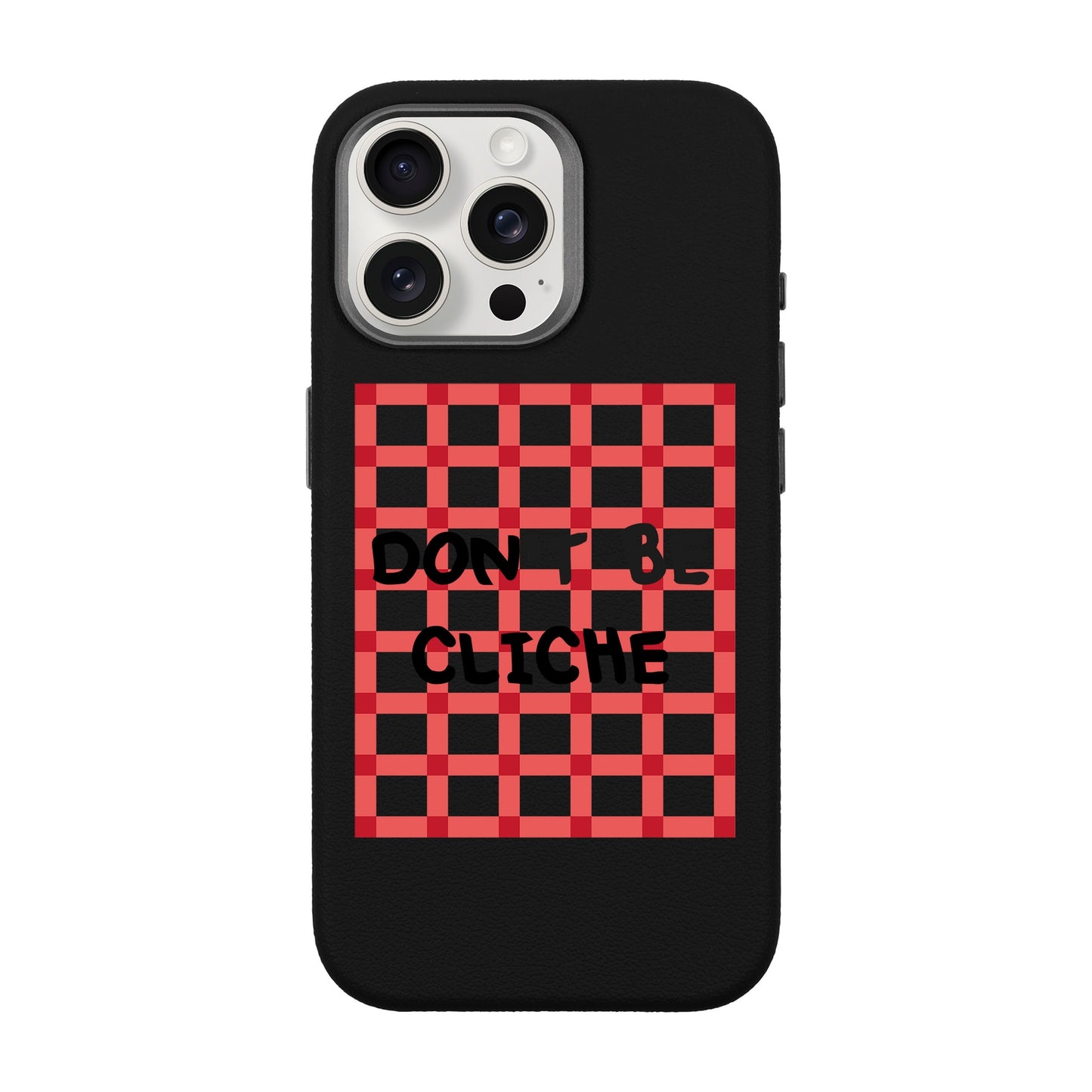 DON'T BE CLICHE-iPhone 15 Pro Max Leather Premium Kılıf MagSafe Özellikli