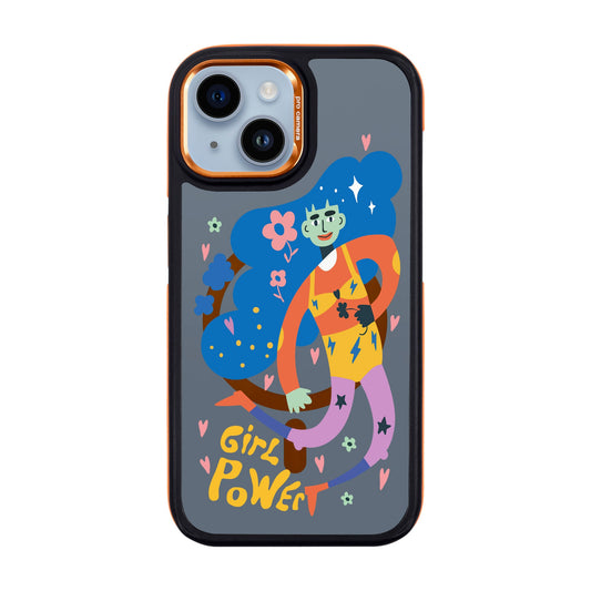 GIRL POWER-iPhone 14 Dark Kılıf MagSafe Özellikli
