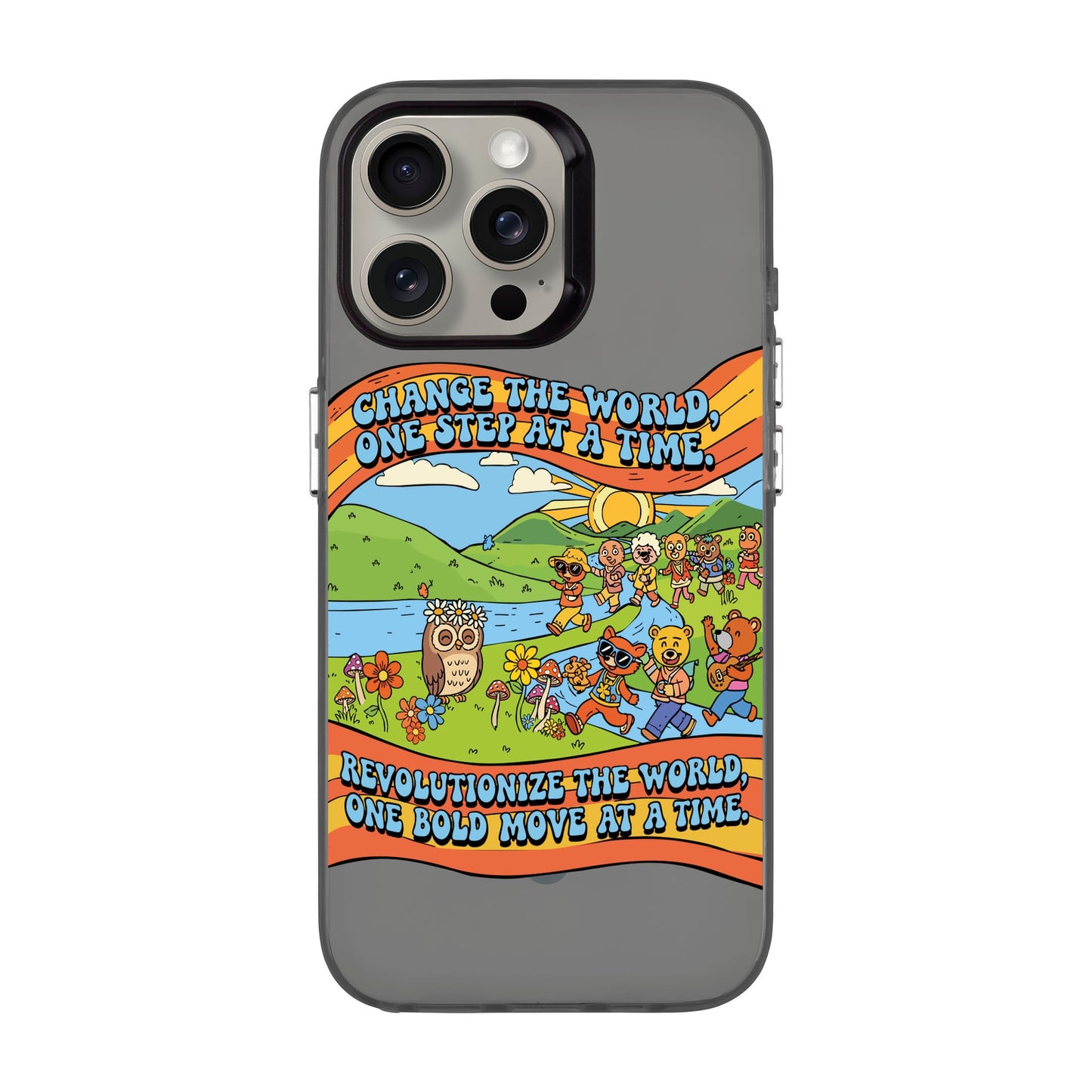 CHANGE THE WORLD-iPhone 15 Pro Max Hold Kılıf MagSafe Özellikli