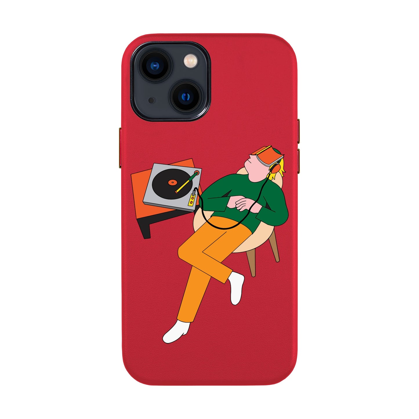 LAZY SUNDAY AFTERNOON-iPhone 14 Leather Kılıf