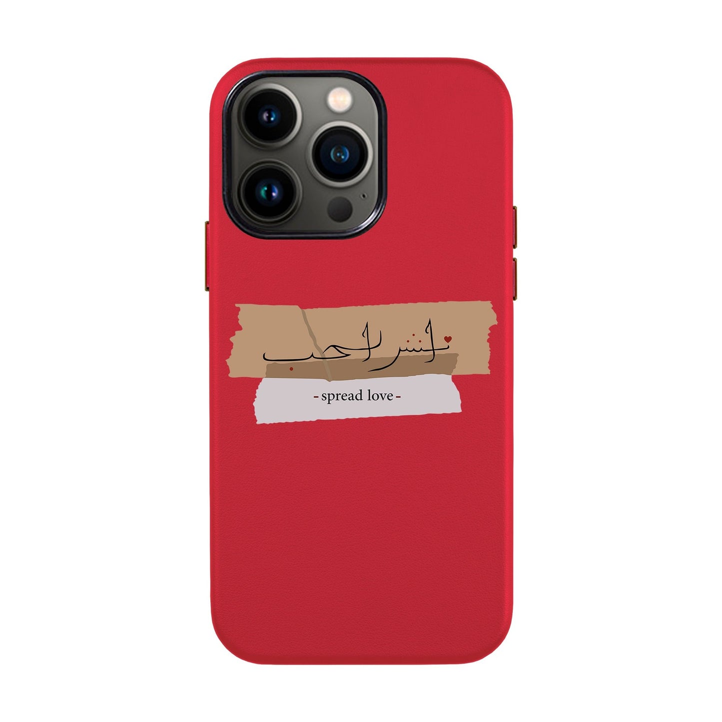 SPREAD LOVE-iPhone 13 Pro Max Leather Kılıf