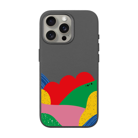 FLAG-iPhone 15 Pro Max Leather Premium Kılıf MagSafe Özellikli