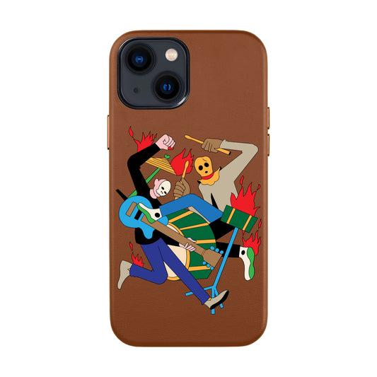 MONSTER MASH-iPhone 14 Leather Kılıf