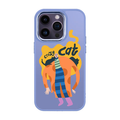 CRAZY CAT-iPhone 14 Pro Proof Kılıf