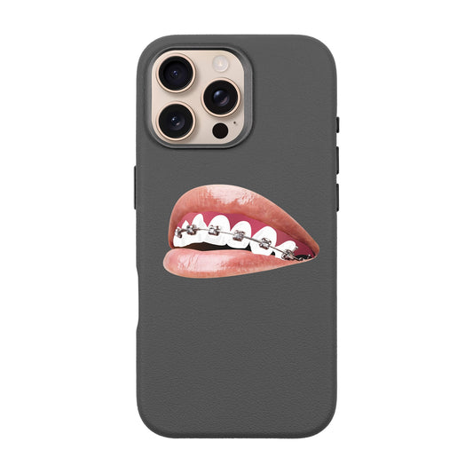 ORTHODONTIST-iPhone 16 Pro Max Leather Premium Kılıf MagSafe Özellikli