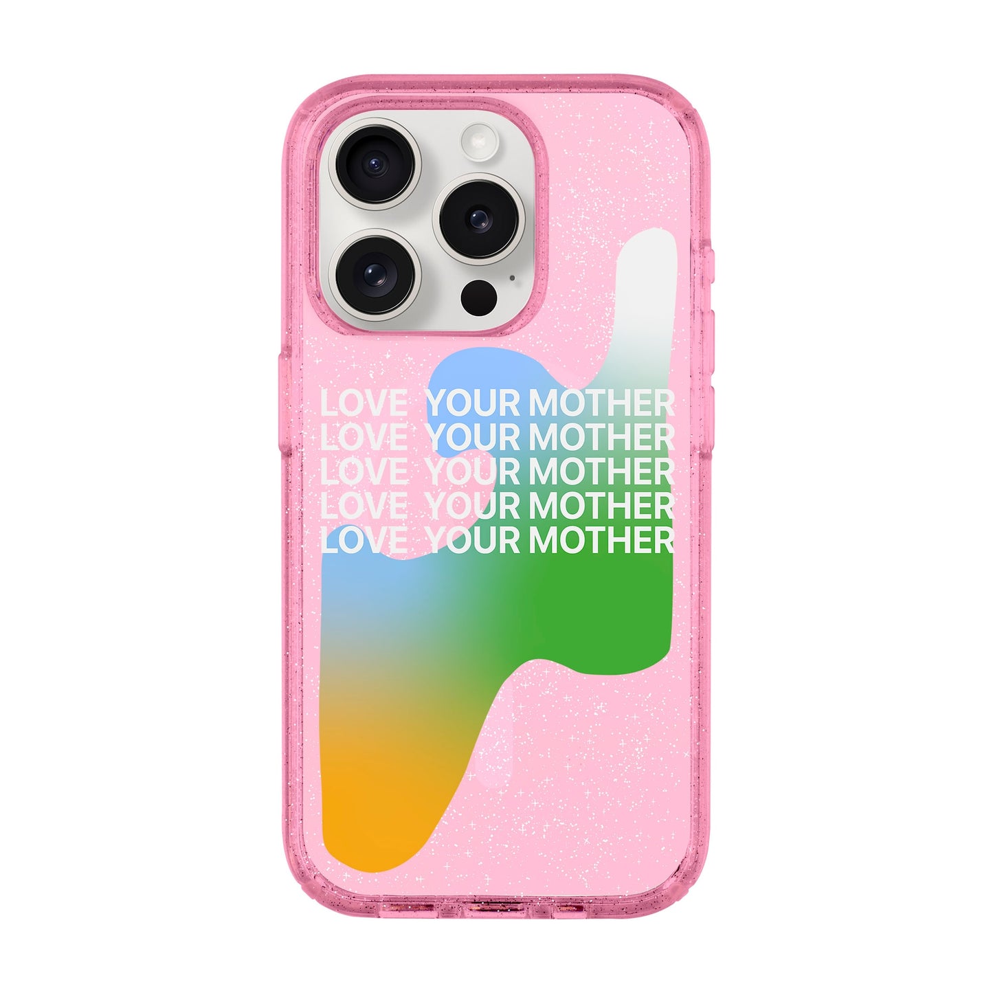 LOVE YOUR MOTHER-Shiny Kılıf MagSafe Özellikli - iPhone 15 Pro