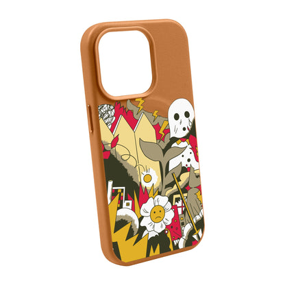 EVERYTHING IS BURNING-Leather Kılıf MagSafe Özellikli - iPhone 13