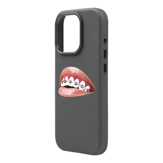 ORTHODONTIST-iPhone 16 Pro Max Leather Premium Kılıf MagSafe Özellikli