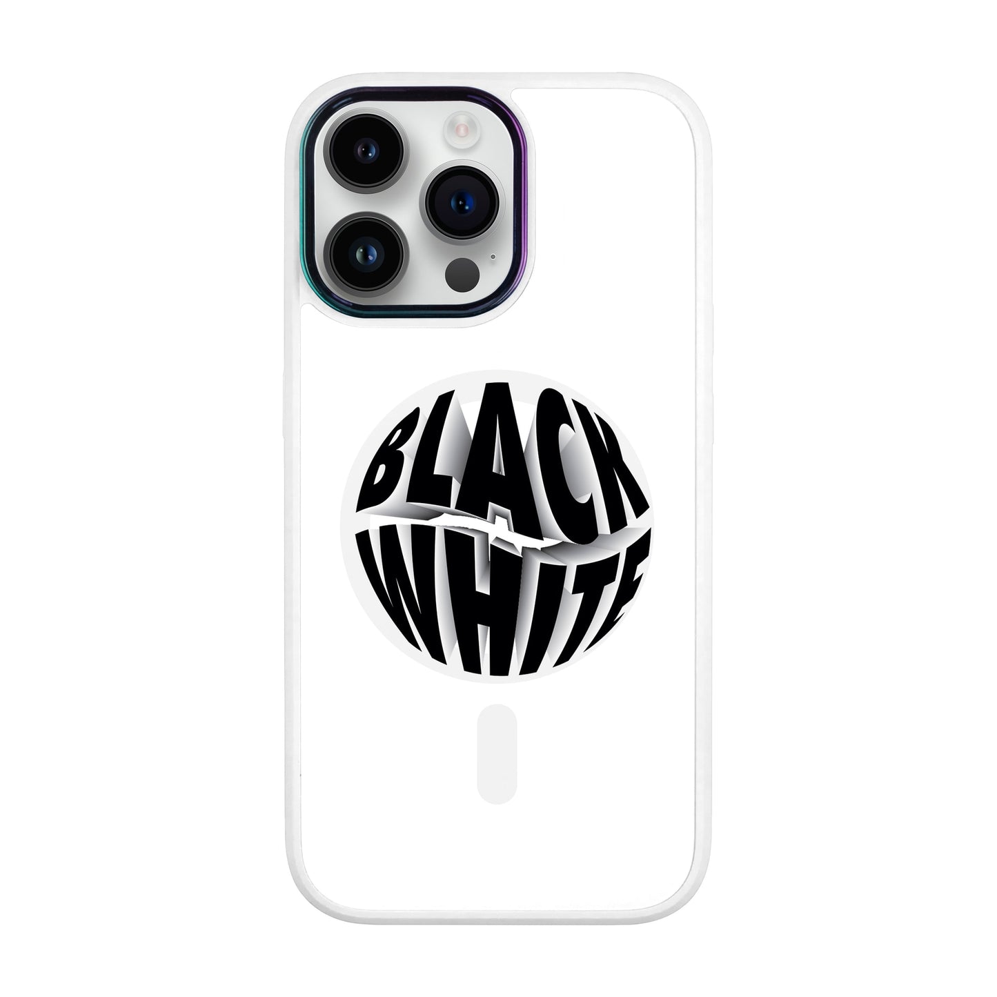 BLACK WHITE-iPhone 14 Pro Max Vigor Kılıf MagSafe Özellikli