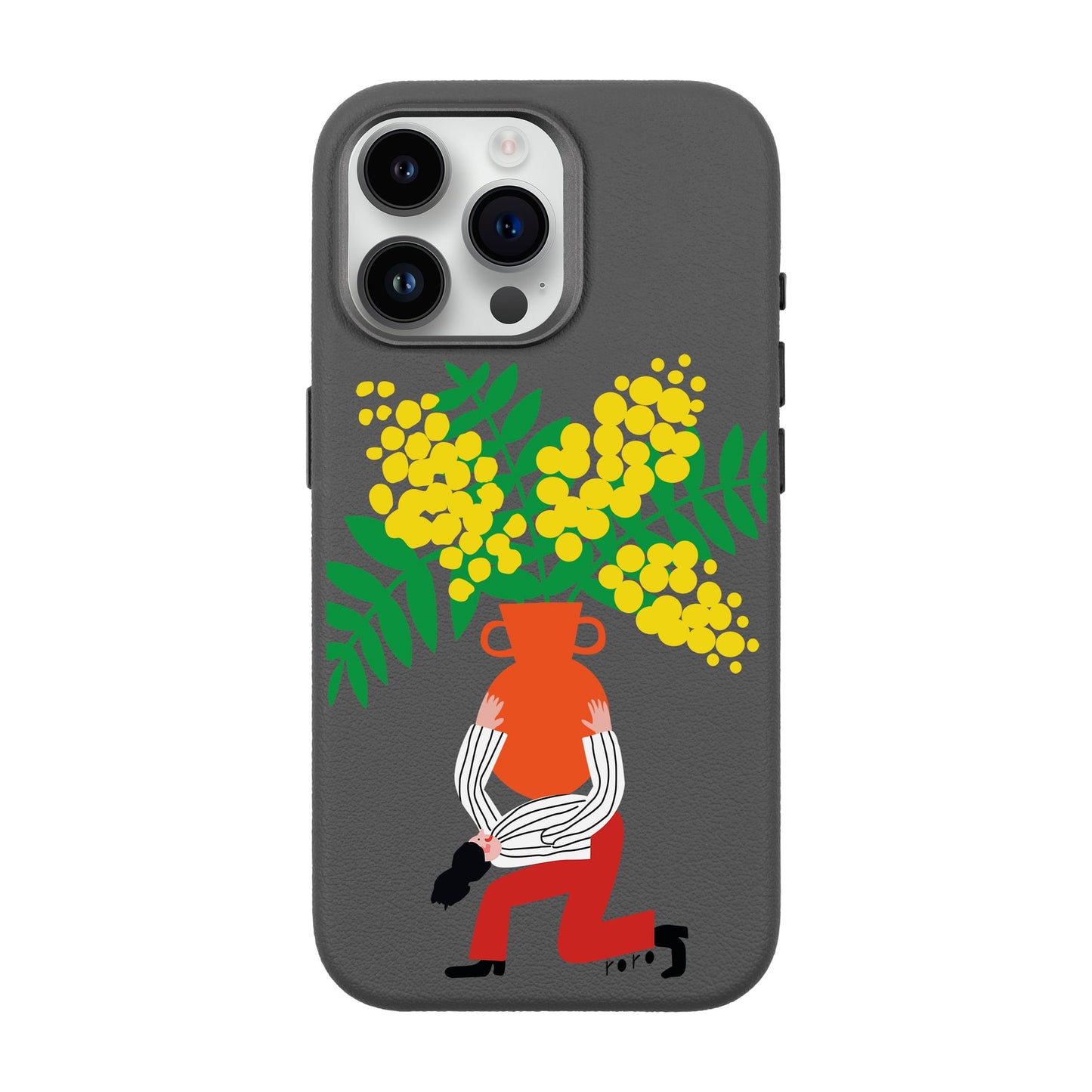 VASE-iPhone 14 Pro Max Leather Premium Kılıf MagSafe Özellikli